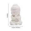 Buddha in preghiera Stampo per candele in silicone Stampo per cera profumata Decorato Stampi per artigianato epossidico Aroma Stampo in silicone per gesso H1222