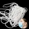 Elastic de 3mm elástico 100 metros redondos bandas brancas corda preta dunne para máscaras fita elástica de roupas para acessórios de costura DIY3490981