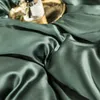 Sondeson Luxury 100% Silk Beauty Set biancheria da letto 25 Momme Set copripiumino in seta Lenzuolo piatto Federa per letto di casa Set 4 pezzi 201210