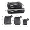 Rantion 3PCS /セット圧縮梱包キューブ旅行保管袋荷物スーツケースオーガナイザーセット折り畳み式防水ナイロン素材T200710