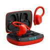 TWS I21 LED Dijital Ekran Kulaklıklar Kulak Kancası Kablosuz Spor Kulaklık Kulak Dolayımı Gerçek Kablosuz Kulaklık Fone Bluetooth 5.0 Kulakiçi