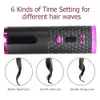 CORLESTES AUTOLATIAC HAIR CURLER鉄ワイヤレスカーリング鉄USB充電式エアカーラーカーブ波波波lcdディスプレイセラミックCurly7472746