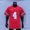 Vin Ohio State Buckeyes Futebol NCAA College Jersey C.J. Stroud Justin Fields Chris Olave Julian Fleming Garrett Wilson George Jack Sawyer Teague III J.T. TUIMOLOAU