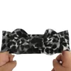 Baby Mädchen Leoparden Stirnband Kinder Elastisches Haarband mit Schleife Kinder Bandanas Leoparden Kopfband Haarschmuck