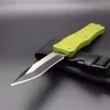 Mict A161 161 vert automatique double action tactique camping pliant couteaux à lame fixe couteau cadeau de noël