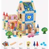 Creative 128268pcs DIY Doll House with Furniture Children Adult Miniature Dollhouse Wooden Kits Toy 2012174858300