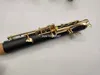 Brand New Clarinet C Tone 17 Keys Ebony Wood Gold Plated Professional musical instrument With Case Free Shipping