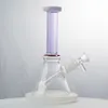 Hães de cachorro de cachorro Tipo reto Estilo tubos de água de bongs com tigela de vidro Dab Rigs Dab Tubos de fumo 14.5mm Junta feminina LXMD20101