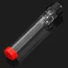 Latest Pyrex Thick Glass Bong Cigarette Smoking Portable Lock One Hitter Tube Dry Herb Tobacco Caps Mouthpiece Tip Filter Mouth Handmade DHL