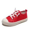 Unisex Toddler Boy Sneaker Candy Color Girls Casual Shoes Glip op Elastische band Sheos Kids Falt Canvas Shoes School LJ201202