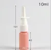 NEW 10ml PET muti-color Medical Nasal Mist Atomizer Spray Bottle