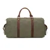 Duffel Bags Mens Canvas Duffle Bag Grande Viagem Oversized Weekender Durante a Noite Vintage Grande Capacidade Carry On Bagagem Traveling1295J