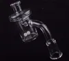 Quarz Banger Carb Cap Set 25mm Quarz Nagel 10mm 14mm 18mm männliche weibliche terp flache top banger für dabrigs glasbongs