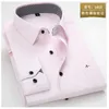 reserva aramy camicia da uomo manica lunga camicia elegante da uomo moda maschile business abbigliamento formale camicie da lavoro per ufficio bianco 220309