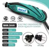 BDCAT New Style Electric Dremel Mini Drill lucidatrice Utensile rotante a velocità variabile con 106 pezzi Accessori per elettroutensili 201225