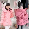 Meisjeskleding babyjassen voor warme jassen voor lente herfst kinderen solide hoodie jas schattige 'lange jas 2111222