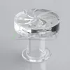 Beracky Quartz Carving Spinner Cap 32mmOD Пьянящий НЛО Кварцевый карбюраторный колпачок для 20 мм 25 мм 30 мм Flat Top Quartz Banger Nails Glass Water Bongs