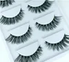 3D Vison Réutilisable Faux Cils Sibérien 3D Vison Bande De Cheveux Faux Cils Maquillage Longs Cils Individuels Vison Cils Extension2021