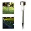 Lot de 12 lumières LED à énergie solaire pour allée extérieure blanche lumineuse pour pelouse, jardin, terrasse, cour