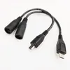 DC Power 5.5x2.1mm Female to Micro USB2.0 Male Plug Charge Cable About 12CM/Free DHL/200PCS