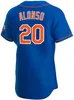 2024 Custom 12 Francisco Lindor Jersey 9 Brandon Nimmo 1 Jeff McNeil 20 Pete Alonso 22 Brett Baty 4 Francisco Alvarez 10 Ronny Mauricio 18 Joey Wendle Camisas de beisebol