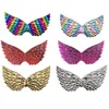 Unicorn Wings Occasions Little Boys Girls Party Accessories 4 Colors Rainbow Gold Silver Wing Children Photography Props Kids Halloween Costume 20220225 Q2