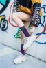 Dames Designer Sport Sokken Letter Print Casual Raster Katoen Mode Winter Eenvoudige Volledige Letter Sokken Kleurrijke Stocking210S