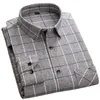 Camicia in flanella di cotone 100% Camicia a quadri da uomo Camicie a maniche lunghe da uomo Camicie da uomo taglie forti 5XL 7XL 6XL 8XL street wear C1210