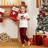 New Year 2020 Christmas Family Look Fatehr Son Mother Family Matching Outfits Daughter Men Women Child Pajamas Clothes Set LJ201111