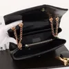 2021 Designer Luxe Handtas Schoudertas Dames Mode Metalen Ketting Lederen Gemaakt Model: 459749