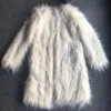 Тедди Новая осень и зимняя овчина длинный имитационный мех женский теплый шерстяной пальто куртка 201029
