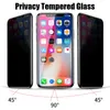 25d Privacidade Protetor de tela de vidro temperado Antispy para iPhone 13 12 11 Pro Max XS XR 8 7 6 Samsung S20 Fe S21 A12 A32 4G 5G A421814288