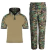 Pantalon de chemise de tir Woodland Set Camouflage Kid Child Uniform Robe Tactical BDU Combat Enfants Vêtements NO05-021