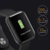 Bluetooth 4.0 P80 Akıllı İzle Kadınlar Kalp Hızı Monitörü Spor Izci Kan Basıncı Smartwatch Manyetik Arayüz USB Şarj