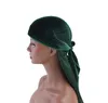 14 Style unisex aksamitne durarag bandana turban hat piracka czapki peruki doo durag motocyklowy pstoar na głowę akcesoria do włosów DA652 CLHGA