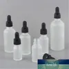 10ml 15ml 20 ml 30 ml Puste Frosted Dropper Amber Szkło Aromaterapia Ciecz Dla Essential Massage Oil Pipetable Butelki Refillable