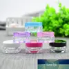 50Pcs 3g/5g 3ml/5ml Empty Bottom Cream Jar Cosmetic Container Plastic Eyeshadow Makeup Face Cream Lip Balm Pot Travel Bottle