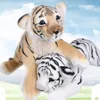 Doux Animaux En Peluche Tigre En Peluche Jouets Oreiller Animal Lion Peluche Kawaii Poupée Coton Fille Brinquedo Jouets Pour Enfants LJ201126