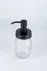 Black Mason Jar Soap Dispenser Rust Proof 304 Stainless Steel Home Decor Liquid Lotion Dispenser Housewarming gifts Jar not included