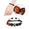 Natural Crystal Stone Bracelet Strands Color Chakra Stones Fashion Braided Bracelets Palm Reiki Healing Yoga Power Gem BBF14151