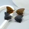 Party Brille Bunte Schmetterling Frauen Sonnenbrille Mode Trendy Mädchen Schatten Dekoration UV400 Schutz Großhandel