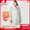 Women's Down Jacka Parka Outwear med huva lång quiltad kappa Kvinna plus storlek Varm lång bomullsgåspufferskläder 19-025 201214