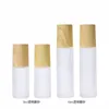 5ml 10ml Roll On Glass Bottle Thick Frosted Glasses Perfume Bottles Refillable Empty Roller Essential Oils Vials Brown Clear 5498 Q2