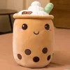 Kawaii Room Decor Bubble Tea Plush Toy Stuffed Animal Cute Food Plush Cup Milk Tea Boba Plush Soft Cushion Birthday Gift Plushie1884228