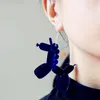 8 Colors Pony Dangle Earrings for Women Mirror Acrylic Jewelry Cute Accessories229e