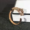 Marka Design Leopard Bransoletka dla kobiet Najwyższej Jakości Cubic Cyrkonia 18K Pozłacane Jewlery Luksusowe Hiphop Bransoletki Hurtownie