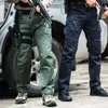 Soqoool City Militärische Taktische Hosen Männer SWAT Kampf Armee Hosen Männer Viele Taschen Wasserdichte Verschleißfeste Casual Cargo Hosen 201126