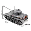 HUIQIBAO serie militar tanque Panzer grande bloques de construcción arma WW2 tanque ejército figura ciudad ladrillos educativos juguetes para niños Q1126