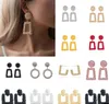 Big Vintage Earrings studs earings For Women Color Golden Geometric Statement Earrings Metal Earing Hanging Trend Jewelry