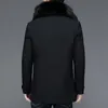 Men's Down Parkas Hui Canute Macho Long Jacket In Winter Collar Moda Casal Bolsa grossa para manter o Kare22 quente22